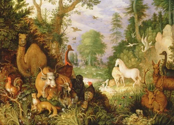 Orfeus lumoaa eläimet, noin 1618